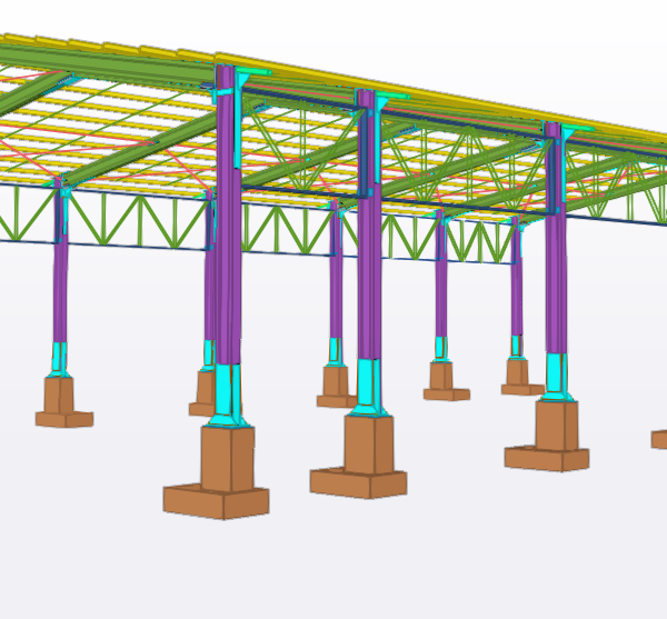 Diseño estructural y modelado BIM para ingeniería de detalle.